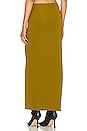 view 3 of 4 Kimia Maxi Skirt in Olive Green