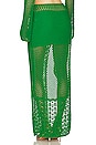 view 3 of 4 Verona Crotchet Maxi Skirt in Green