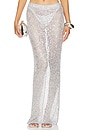 view 1 of 5 Shanti Maxi Skirt in Silver