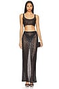 view 5 of 6 Shanti Maxi Skirt in Black