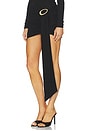 view 3 of 6 The Soma Mini Skirt in Black