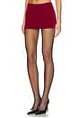 view 3 of 6 Asma Skort in Deep Red