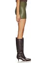 view 5 of 7 Devyani Mini Skirt in Olive