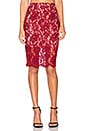 view 1 of 5 x REVOLVE Bad Reputation Skirt in Burgundy