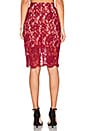 view 3 of 5 x REVOLVE Bad Reputation Skirt in Burgundy