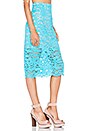 view 2 of 4 x Naven Twins Oblivion Layered Skirt in Turquoise Lace