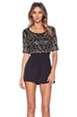view 1 of 4 ROMPER MANGA CORTA SOCIALITE in Black