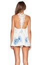 view 3 of 4 Underneath It All Romper in Blue