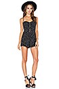 view 1 of 4 Keep It Moving Romper in Polka Dot
