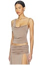 view 2 of 4 Niya Top in Taupe
