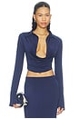 view 1 of 4 Gulnaz Top in Navy