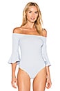 view 2 of 5 Seduire Bodysuit in Chambray Blue