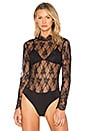 view 2 of 5 BODY EN DENTELLE RAYLYNN in Black