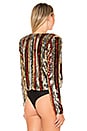 view 4 of 6 Sloane Bodysuit in Gold & Silver