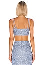 view 3 of 5 Angelica Crop Top in Soft Blue