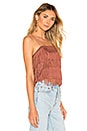 view 2 of 4 Sunrise Fringe Top in Clay Pink