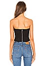 view 3 of 4 Angel Bustier Top in Black & White
