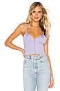 view 1 of 4 Melissa Bustier Top in Pastel Lilac