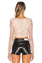 view 3 of 4 Amara Top in Nude & Black