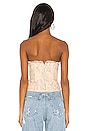 view 3 of 4 Isla Bustier Top in Nude & Black