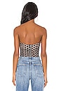 view 3 of 5 Blossom Bustier Top in Black