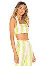 view 2 of 4 TOP DOS-NU AYESHA in Lime & Ivory
