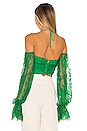 view 3 of 4 TOP COLD SHOULDER MARGARITA in Kelly Green