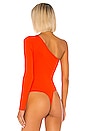 view 4 of 5 Aaliyah Bodysuit in Red Orange
