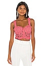 view 1 of 4 Sylvia Bustier Top in Pink