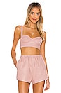 view 1 of 4 Lorena Bustier Top in Nude Pink