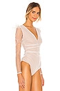 view 3 of 6 Aspyn Bodysuit in White