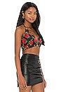 view 2 of 4 Juli Cami Top in Black & Red Floral