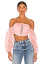 view 1 of 4 Fauna Off Shoulder Top in Blush