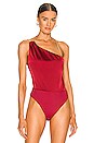 view 2 of 5 Aldis Bodysuit in Burgundy