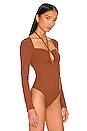 view 3 of 5 Britta Bodysuit in Brown