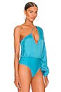 view 3 of 5 Greer Bodysuit in Turquoise