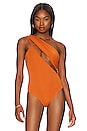 view 2 of 6 Andrea Bodysuit in Burnt Orange