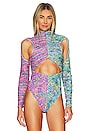 view 2 of 6 Elea Bodysuit in Mixed Florals