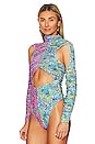 view 4 of 6 Elea Bodysuit in Mixed Florals
