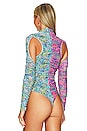 view 5 of 6 Elea Bodysuit in Mixed Florals