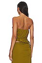 view 3 of 4 Beeba Bustier Top in Olive Green