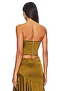view 3 of 4 Amrita Corset Top in Olive Green