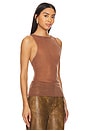 view 2 of 4 X Maggie Macdonald Claudia Top in Toffee Brown