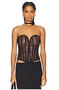 view 1 of 4 Elliot Corset Top in Black