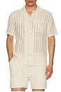view 3 of 4 Imsouane Short Sleeve Shirt in Beige