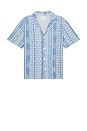 view 1 of 5 Encinitas Short Sleeve Shirt in Blue