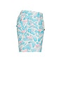 view 3 of 6 Flamingo Swim Trunks in Blue