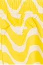 view 4 of 6 Wavy Swim Trunks in Yellow