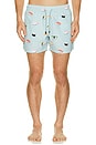 view 5 of 6 Jiro Swim Trunks in Mint