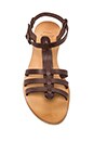 view 3 of 5 . Josephine Leather Sandal in T.Moro